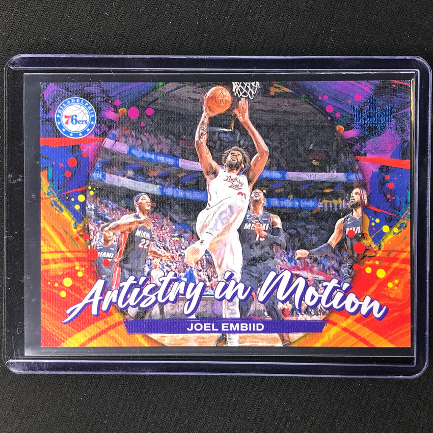 2023-24 Court Kings Joel Embiid Artistry In Motion Amethyst 44/99 #20