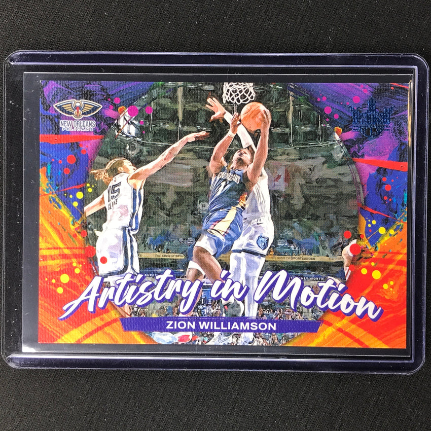 2023-24 Court Kings ZION WILLIAMSON Artistry In Motion Amethyst 6/99 #22