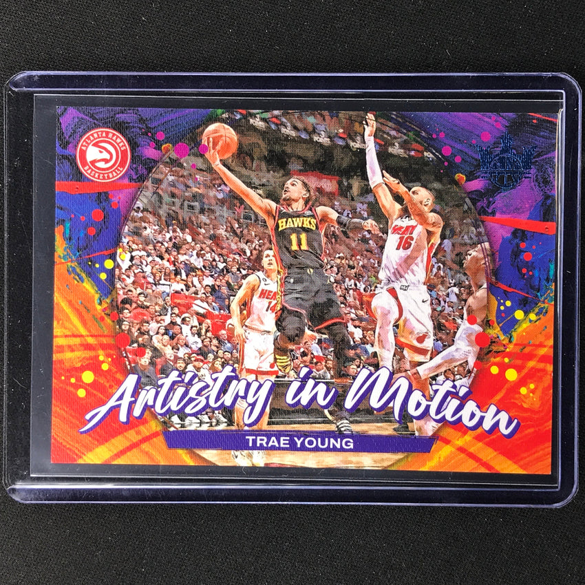 2023-24 Court Kings Trae Young Artistry In Motion Amethyst 57/99 #29