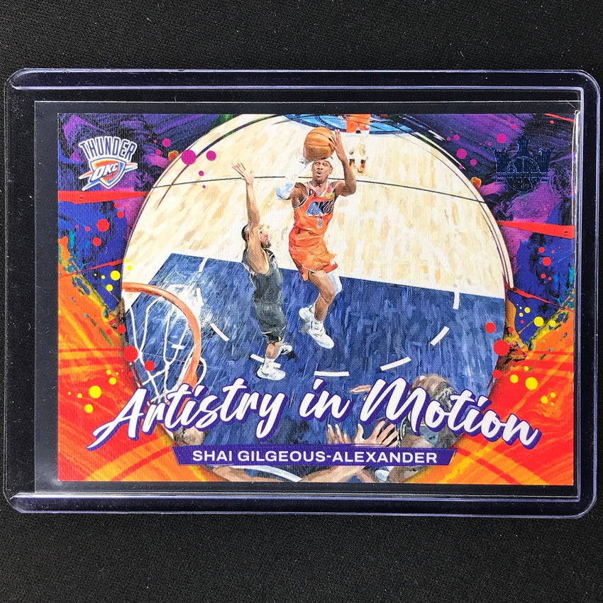 2023-24 Court Kings Shai Gilgeous-alexander Artistry In Motion Amethyst 15/99