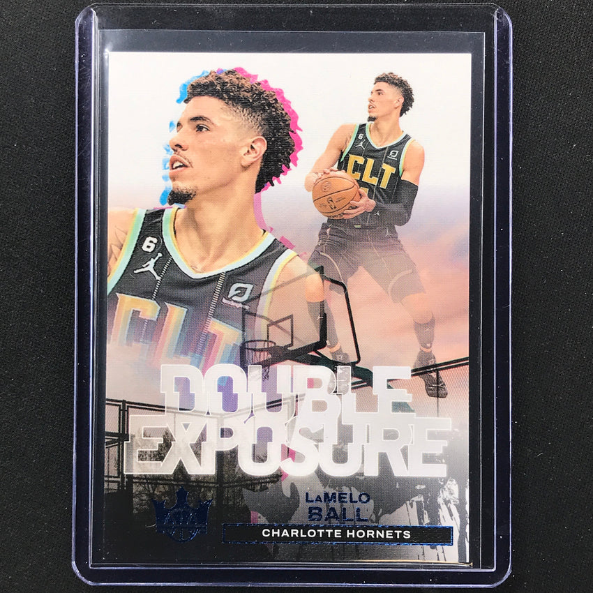 2023-24 Court Kings Lamelo Ball Double Exposure Amethyst 92/99