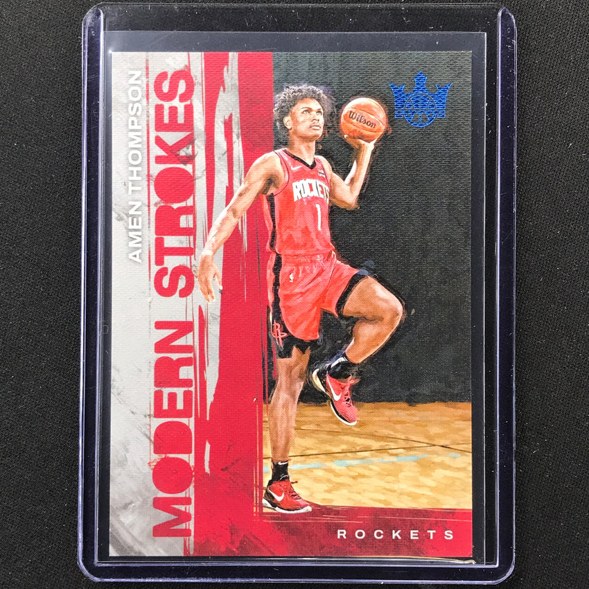 2023-24 Court Kings Amen Thompson Modern Strokes Rookie Amethyst 44/99
