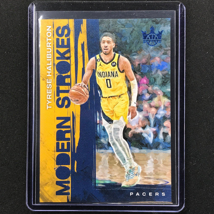 2023-24 Court Kings Tyrese Haliburton Modern Strokes Amethyst 44/99