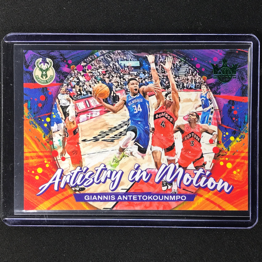 2023-24 Court Kings Giannis Antetokounmpo Artistry In Motion Jade 11/25