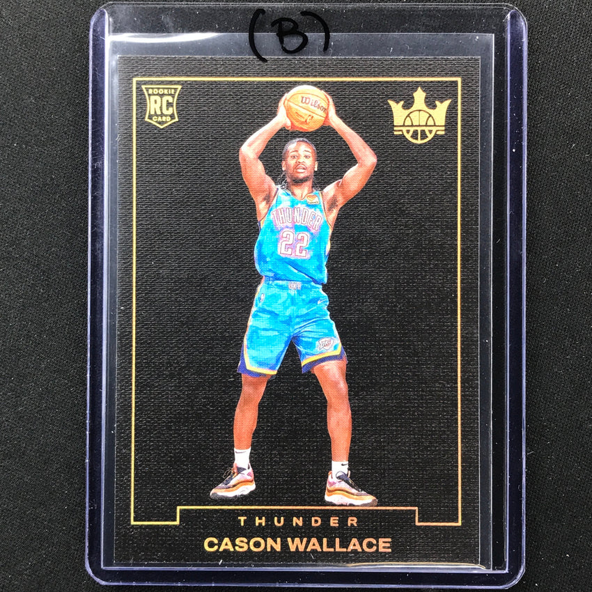 2023-24 Court Kings Cason Wallace Rookie Blank Slate Ssp No 17 B
