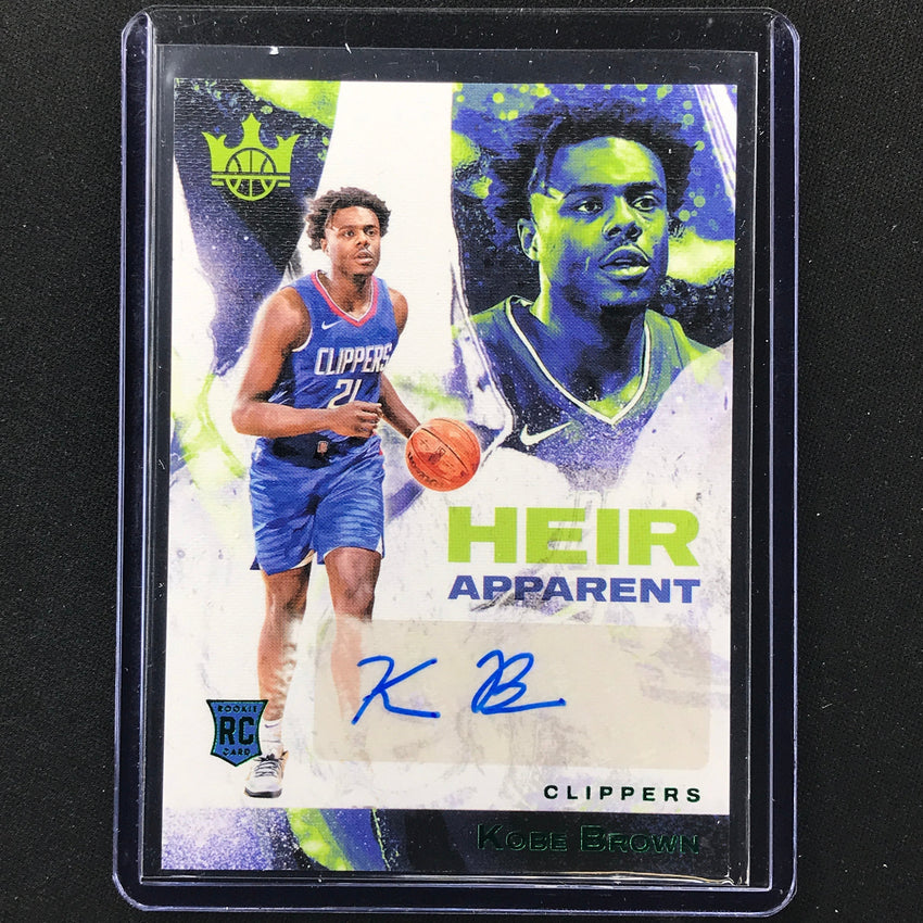 2023-24 Court Kings Kobe Brown Heir Apparent Rookie Auto Jade #Kbc