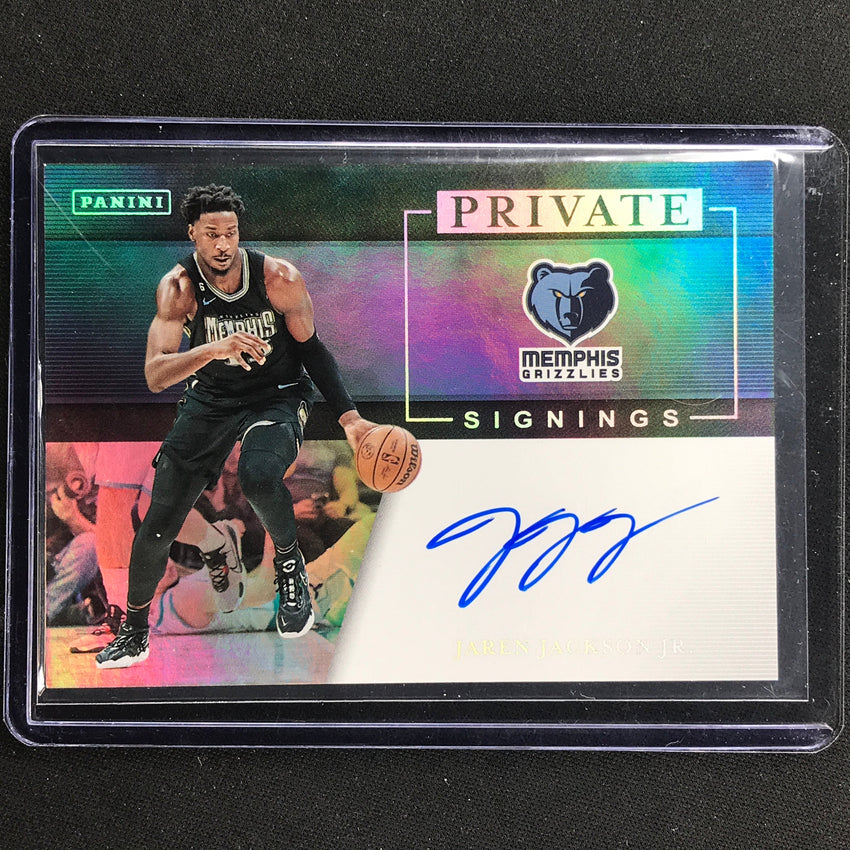 2023-24 Court Kings Jaren Jackson Jr. Private Signings Auto #Jjj
