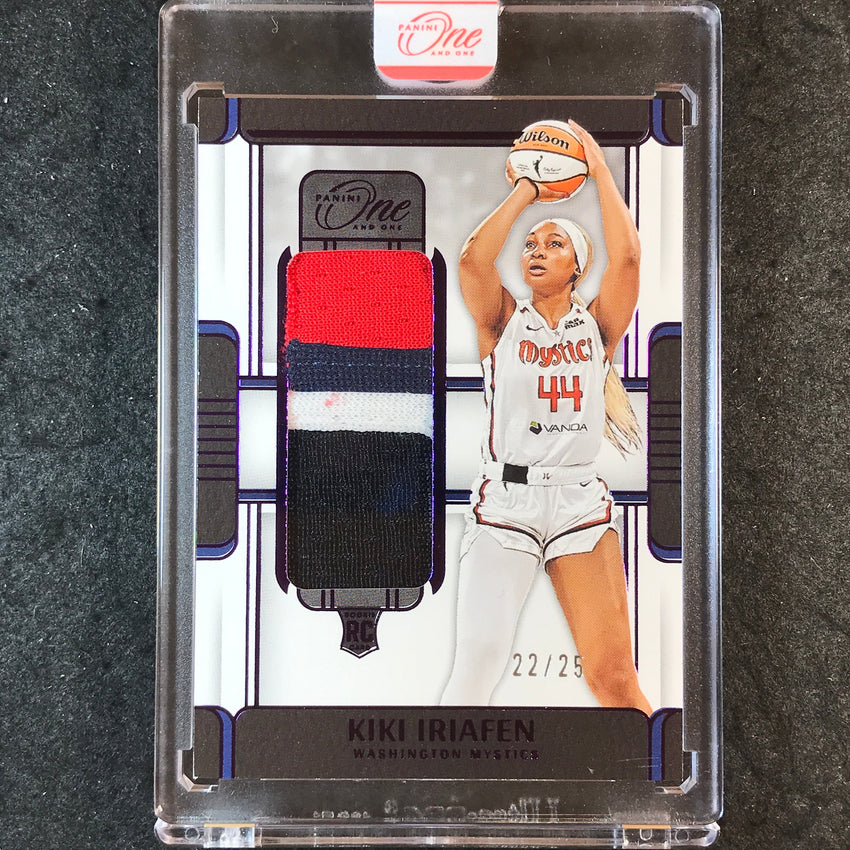 2025 One and One WNBA KIKI IRIAFEN Rookie Memorabilia Patch Relic Purple 22/25