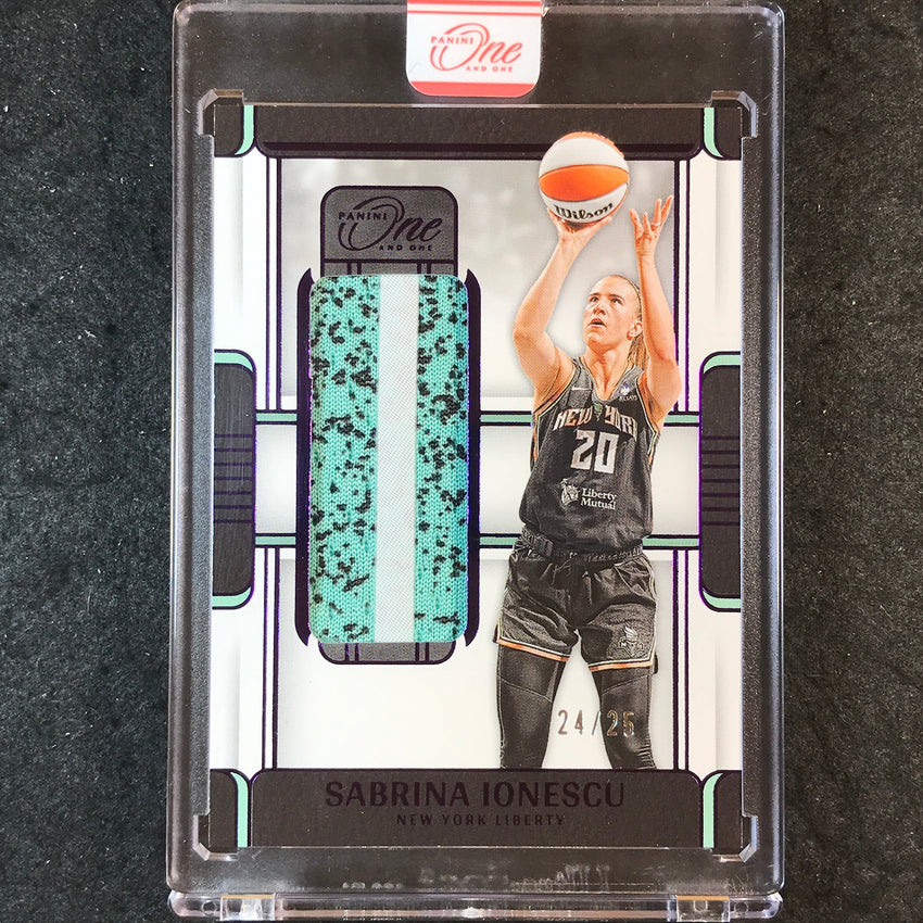 2025 One and One WNBA SABRINA IONESCU Memorabilia Patch Relic Purple 24/25