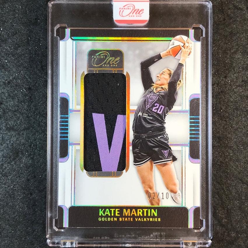 2025 One and One WNBA KATE MARTIN Memorabilia Patch Relic Gold 2/10