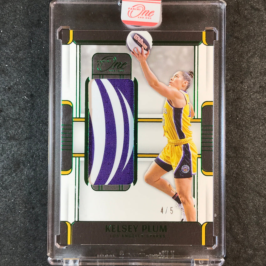 2025 One and One WNBA KELSEY PLUM Memorabilia Patch Relic Green 4/5