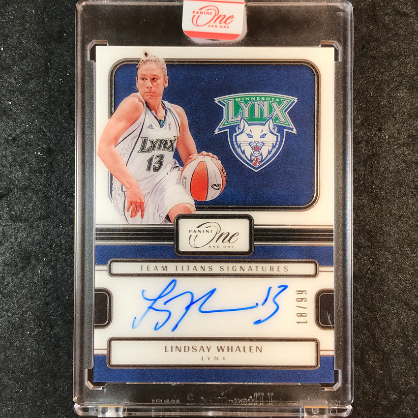 2025 One and One WNBA LINDSAY WHALEN Team Titans Signatures Auto 18/99
