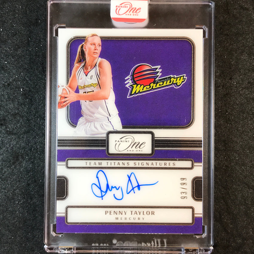 2025 One and One WNBA PENNY TAYLOR Team Titans Signatures Auto 93/99