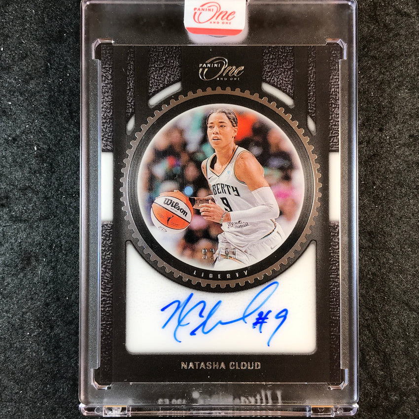 2025 One and One WNBA NATASHA CLOUD Snapshots Signatures Auto 92/99