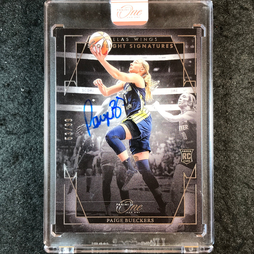 2025 One and One WNBA PAIGE BUECKERS Spotlight Signatures Rookie Auto 53/99