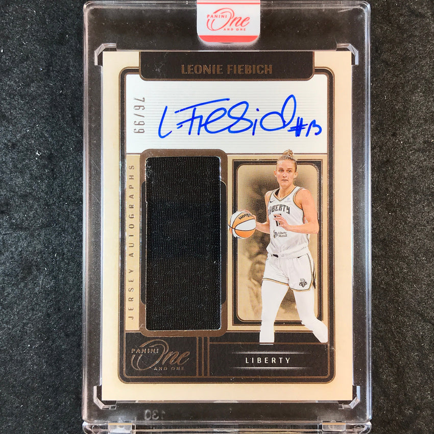 2025 One and One WNBA LIONIE FIEBICH Jersey Autograph 76/99