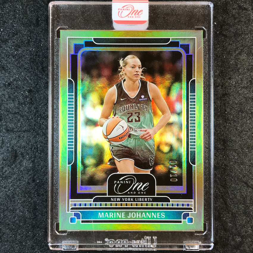2025 One and One WNBA MARINE JOHANNES Base Gold 2/10 #97