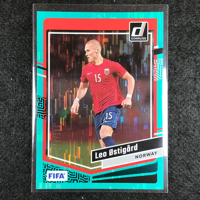 2023-24 Donruss Soccer LEO OSTIGARD Base Teal 53/199 #43