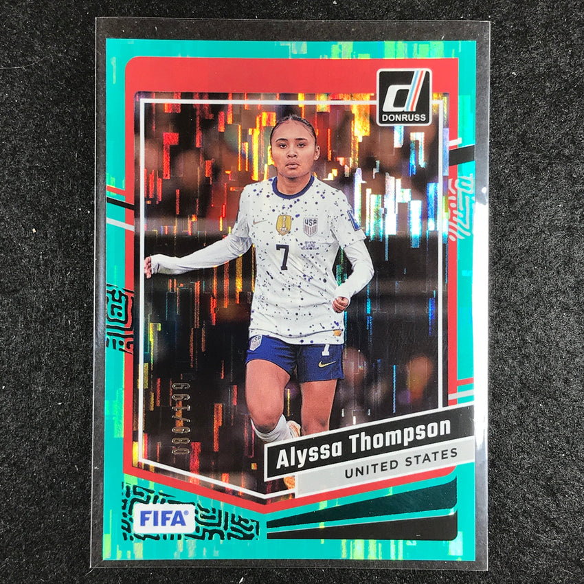 2023-24 Donruss Soccer ALYSSA THOMPSON Base Teal 89/199 No. 68