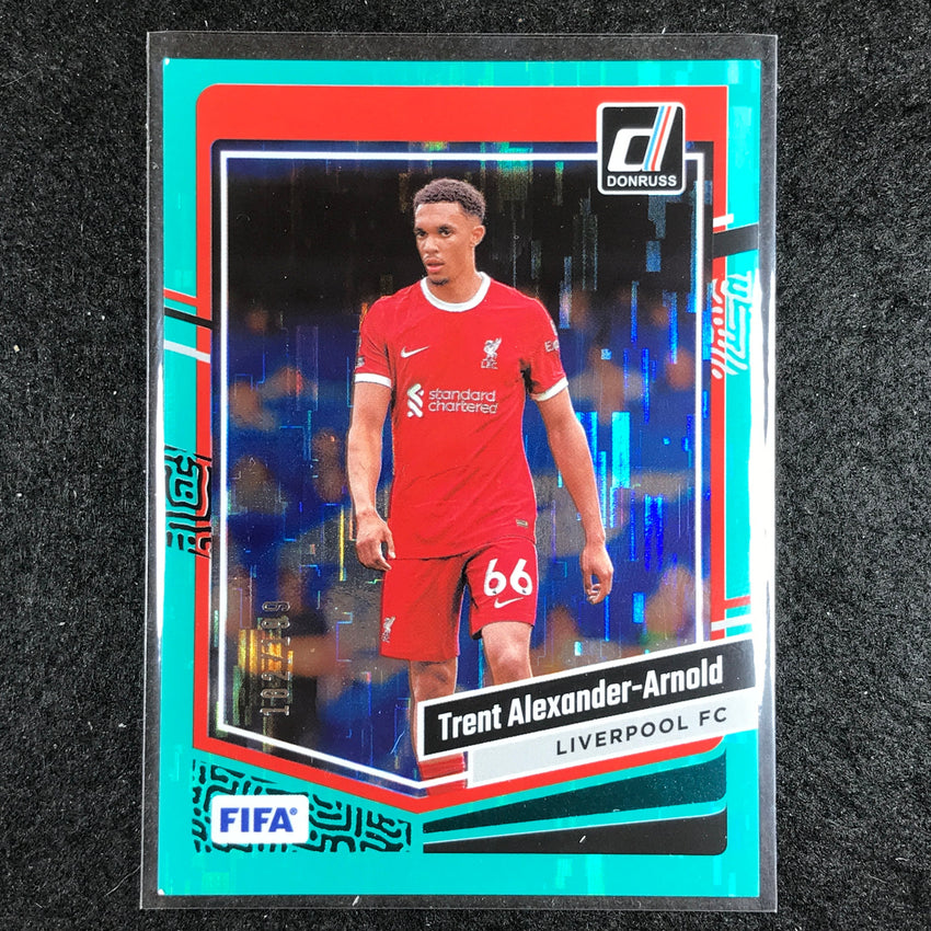 2023-24 Donruss Soccer TRENT ALEXANDER-ARNOLD Base Teal 182/199 No. 102