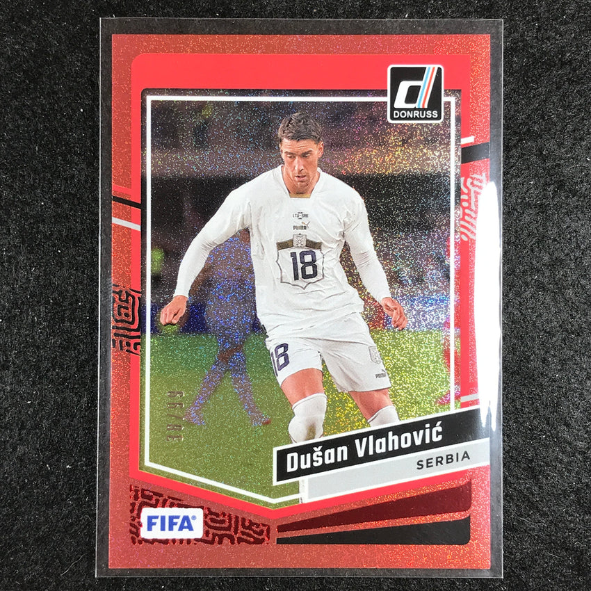 2023-24 Donruss Soccer DUSAN VLAHOVIC Base Red 38/99 #48
