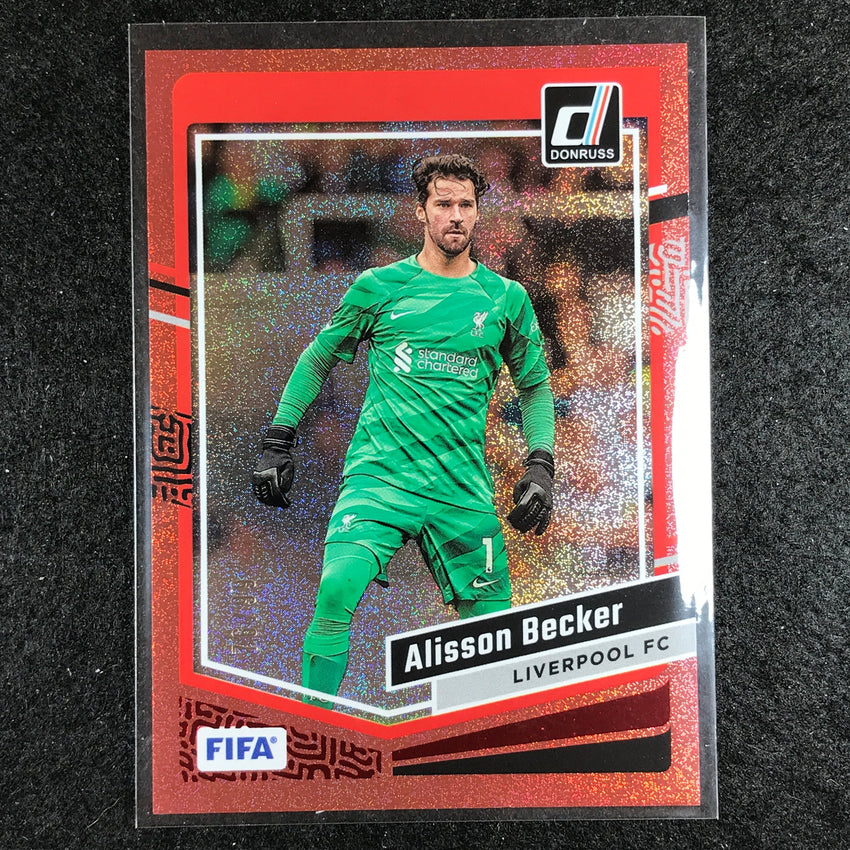 2023-24 Donruss Soccer ALISSON BECKER Base Red 76/99 #86