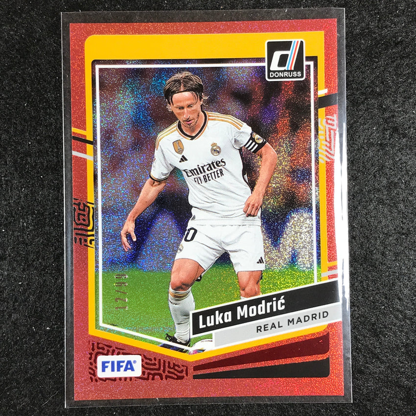 2023-24 Donruss Soccer LUKA MODRIC Base Red 12/99 #122