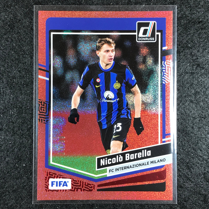 2023-24 Donruss Soccer NICOLO BARELLA Base Red 25/99 No. 135