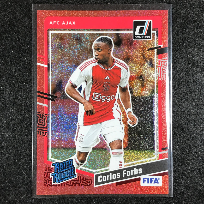 2023-24 Donruss Soccer CARLOS FORBS Rated Rookie Base Red 12/99 No. 179