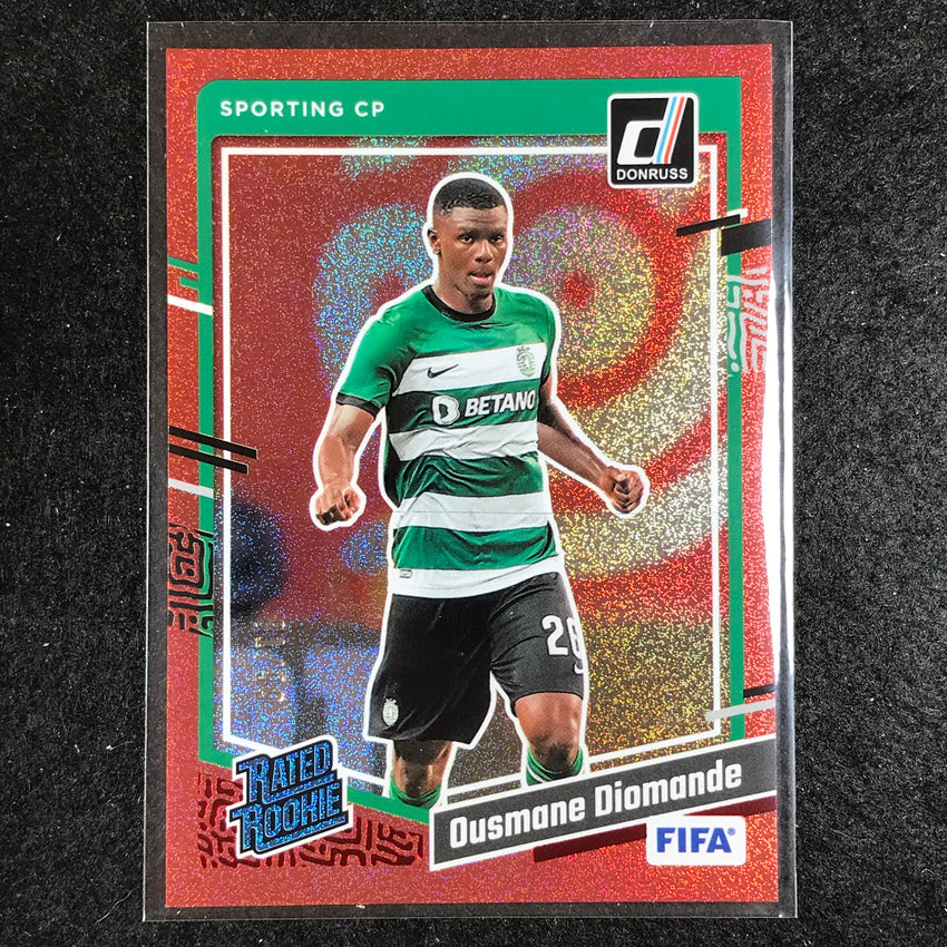 2023-24 Donruss Soccer OUSMANE DIOMANDE Rated Rookie Base Red 81/99 No. 190