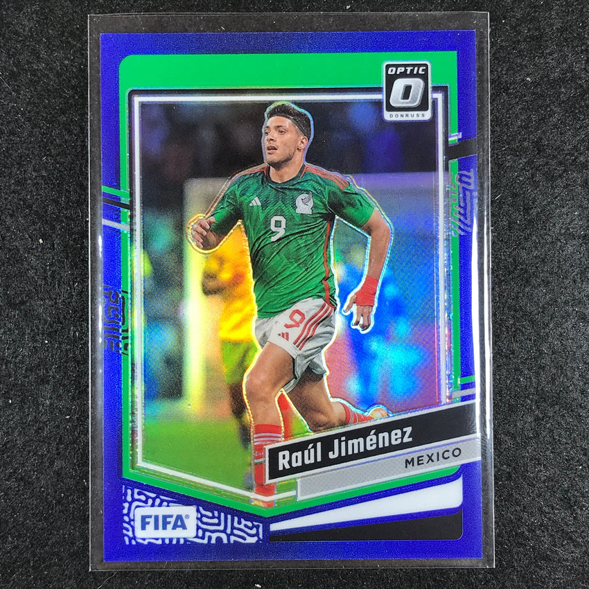 2023-24 Donruss Soccer RAUL JIMENEZ Optic Blue 30/99 #39