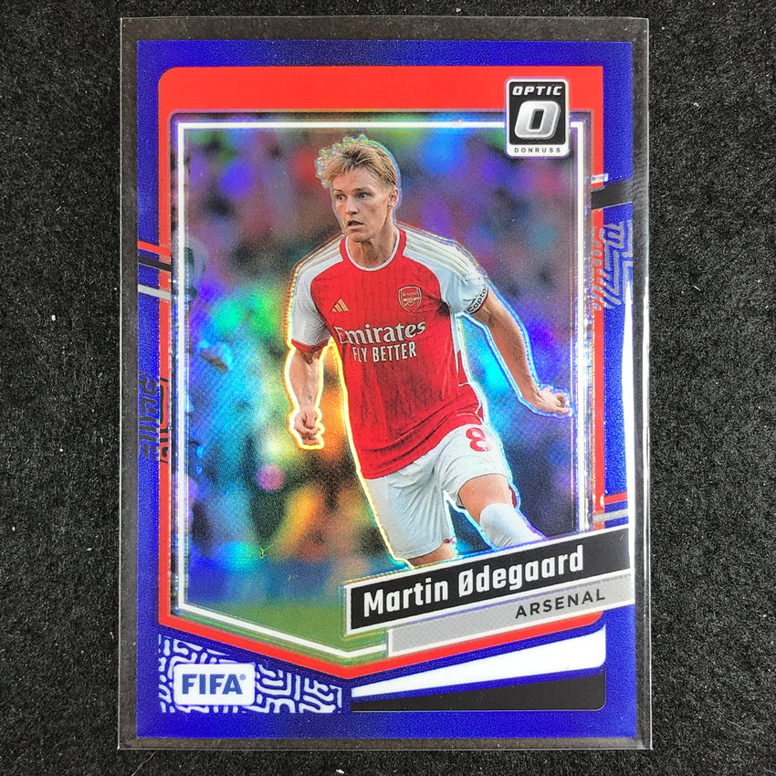 2023-24 Donruss Soccer MARTIN ODEGAARD Optic Blue 83/99 #69
