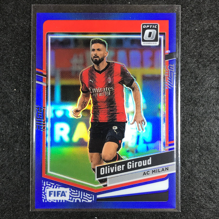 2023-24 Donruss Soccer OLIVIER GIROUD Optic Blue 30/99 #130