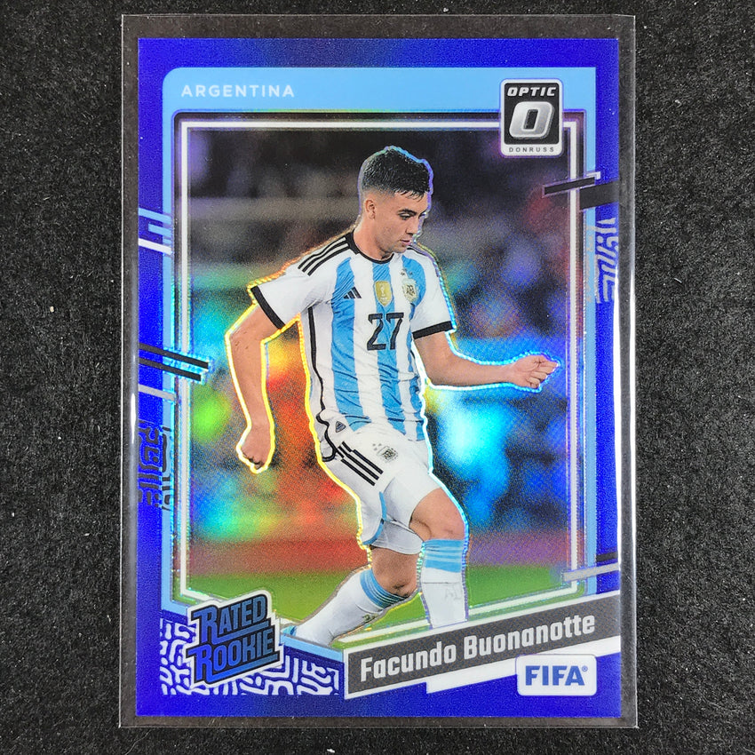 2023-24 Donruss Soccer FACUNDO BUONANOTTE Rated Rookie Optic Blue 72/99 No. 193