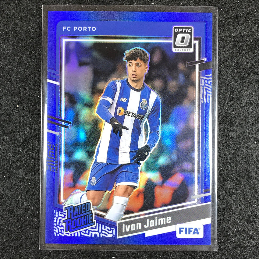 2023-24 Donruss Soccer IVAN JAIME Rated Rookie Optic Blue 15/99 #199