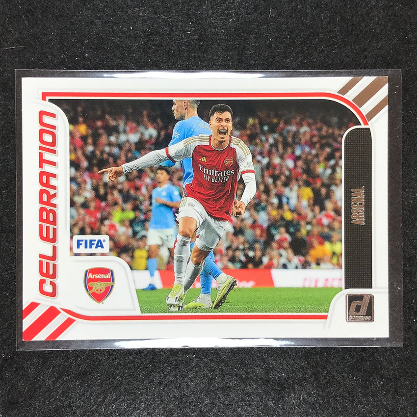 2023-24 Donruss Soccer GABRIEL MARTINELLI Celebration Silver #13
