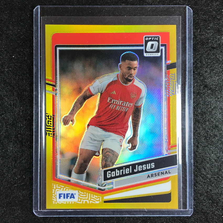 2023-24 Donruss Soccer GABRIEL JESUS Optic Gold 10/10