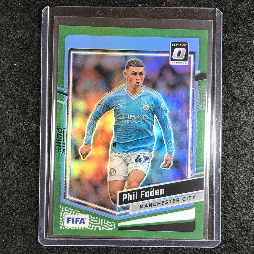 2023-24 Donruss Soccer PHIL FODEN Optic Green 3/5