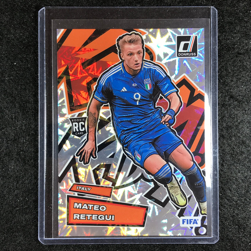 2023-24 Donruss Soccer MATEO RETEGUI Rookie Kaboom SSP No. 20