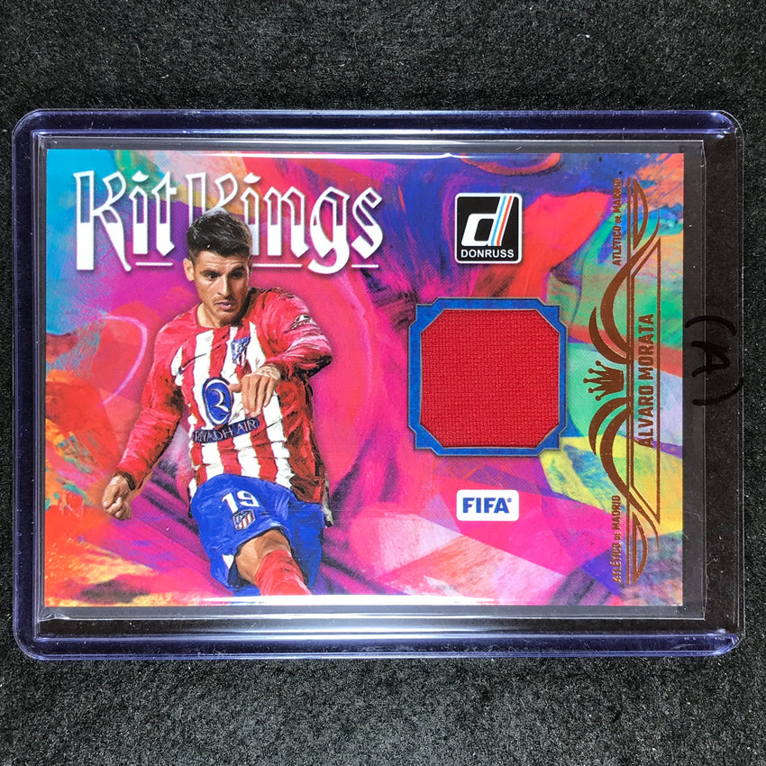 2023-24 Donruss Soccer ALVARO MORATA Kit Kings Jersey Relic No. AMA (A)