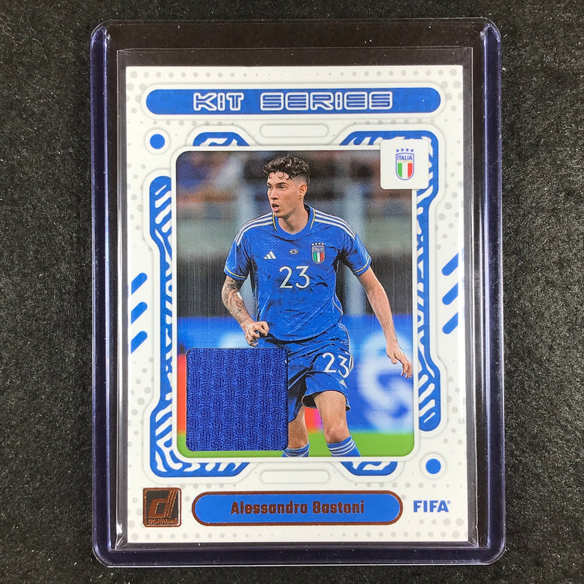 2023-24 Donruss Soccer ALESSANDRO BASTONI Kit Series Jersey Relic No. AB