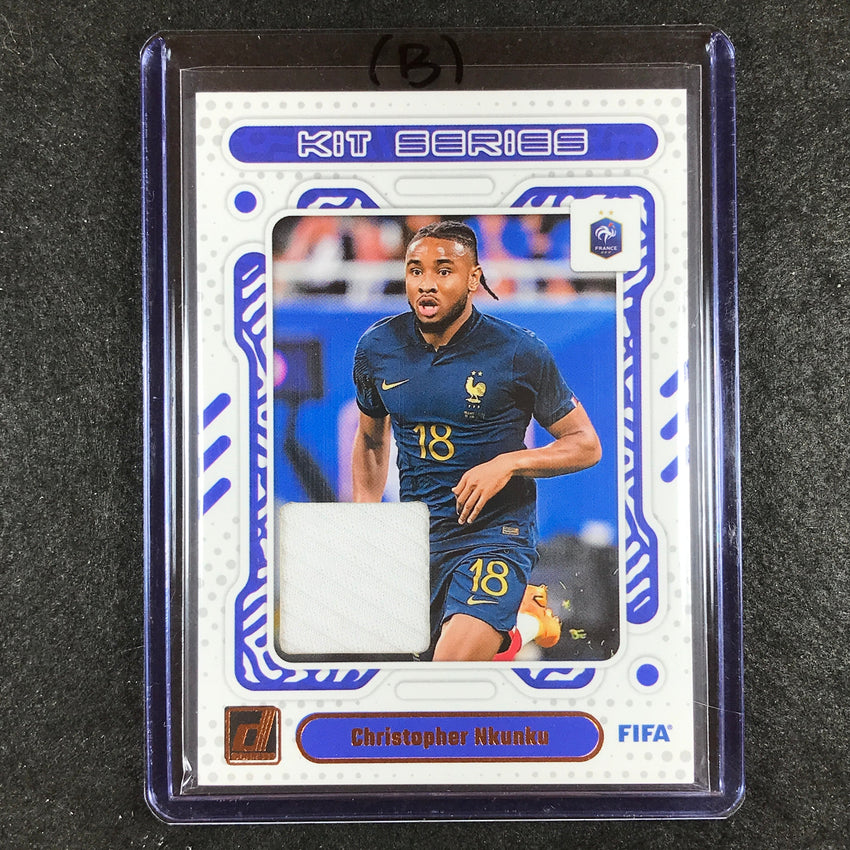 2023-24 Donruss Soccer CHRISTOPHER NKUNKU Kit Series Jersey Relic #CN (B)