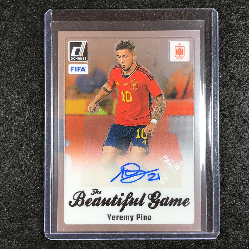 2023-24 Donruss Soccer YEREMY Pino The Beautiful Game Auto #YP