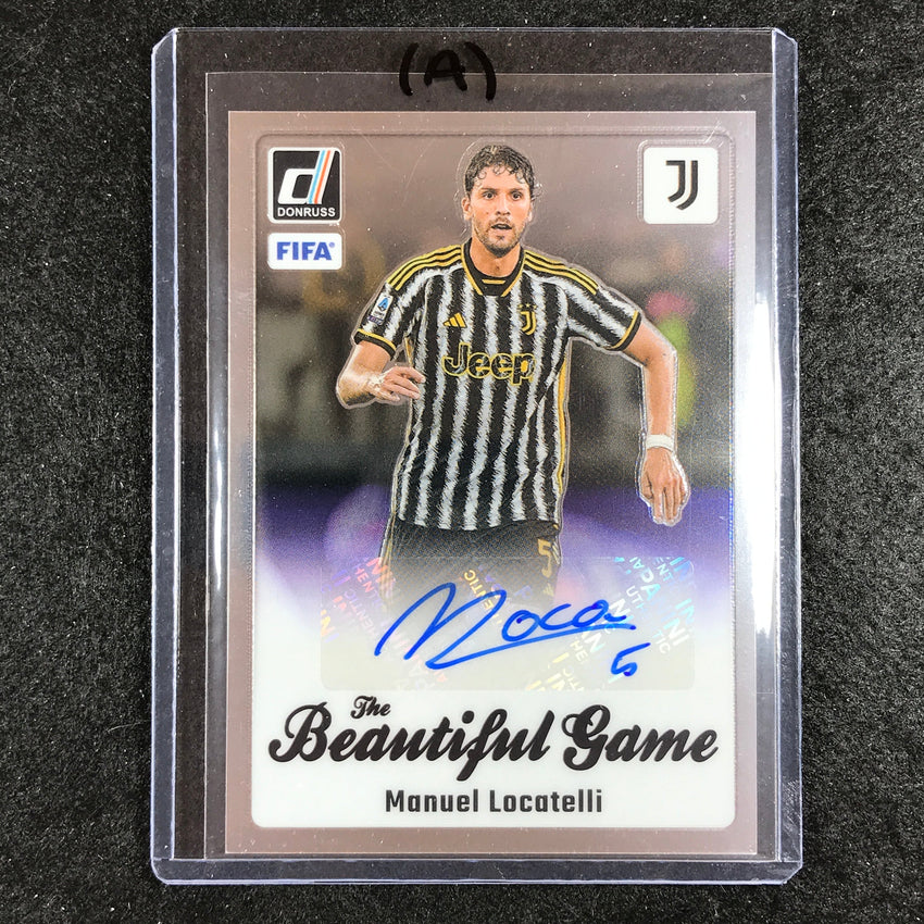 2023-24 Donruss Soccer MANUEL LOCATELLI The Beautiful Game Auto No. ML (A)