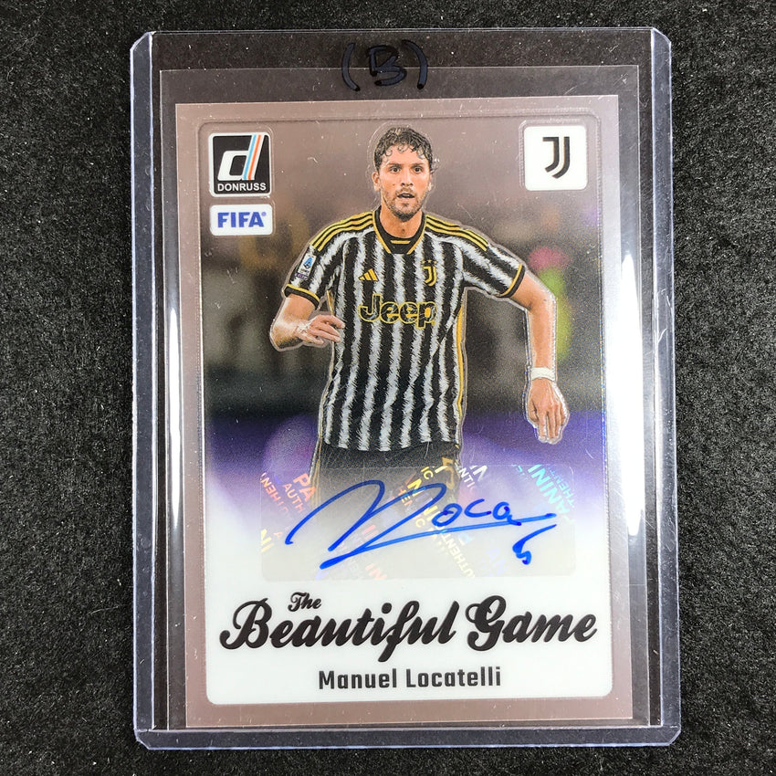 2023-24 Donruss Soccer MANUEL LOCATELLI The Beautiful Game Auto No. ML (B)