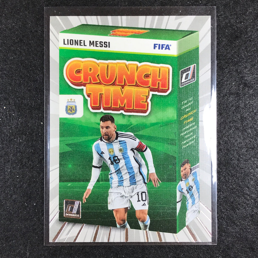 2023-24 Donruss Soccer LIONEL MESSI Crunch Time Silver #1