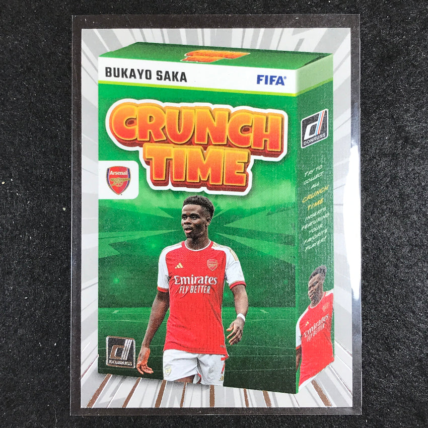 2023-24 Donruss Soccer BUKAYO SAKA Crunch Time Silver #6-Cherry Collectables