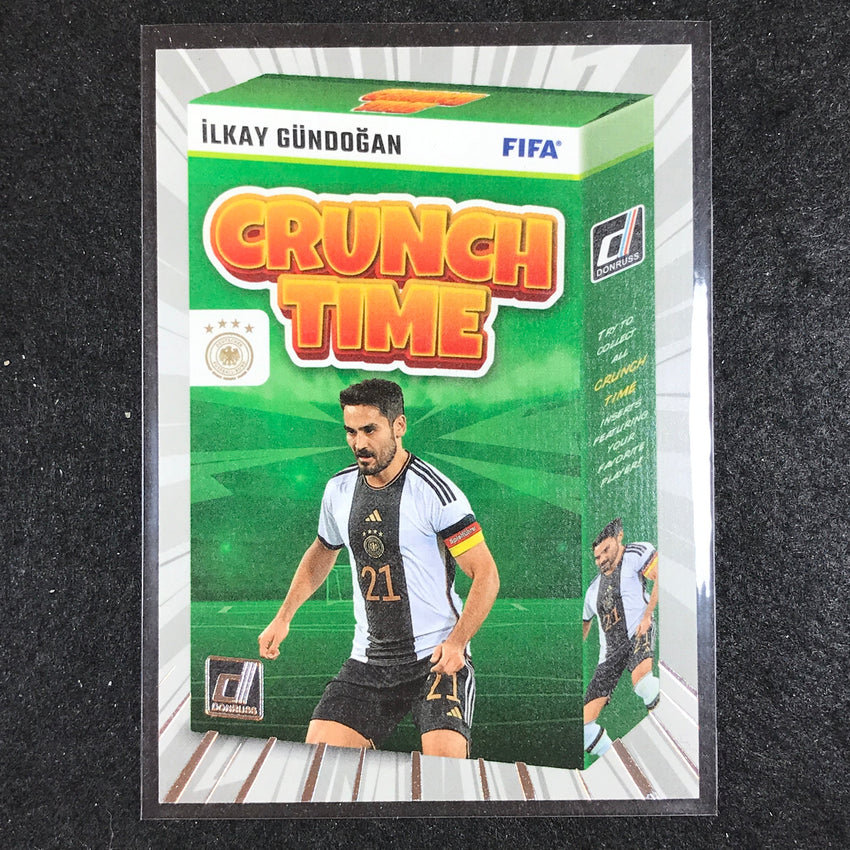 2023-24 Donruss Soccer ILKAY GUNDOGAN Crunch Time Silver #14