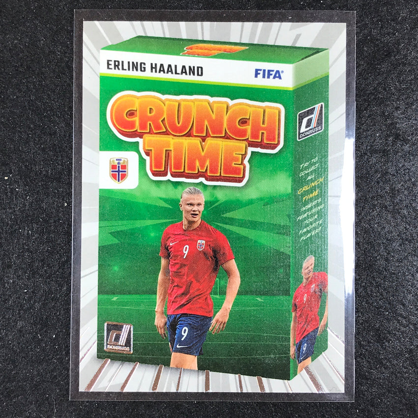 2023-24 Donruss Soccer ERLING HAALAND Crunch Time Silver #22