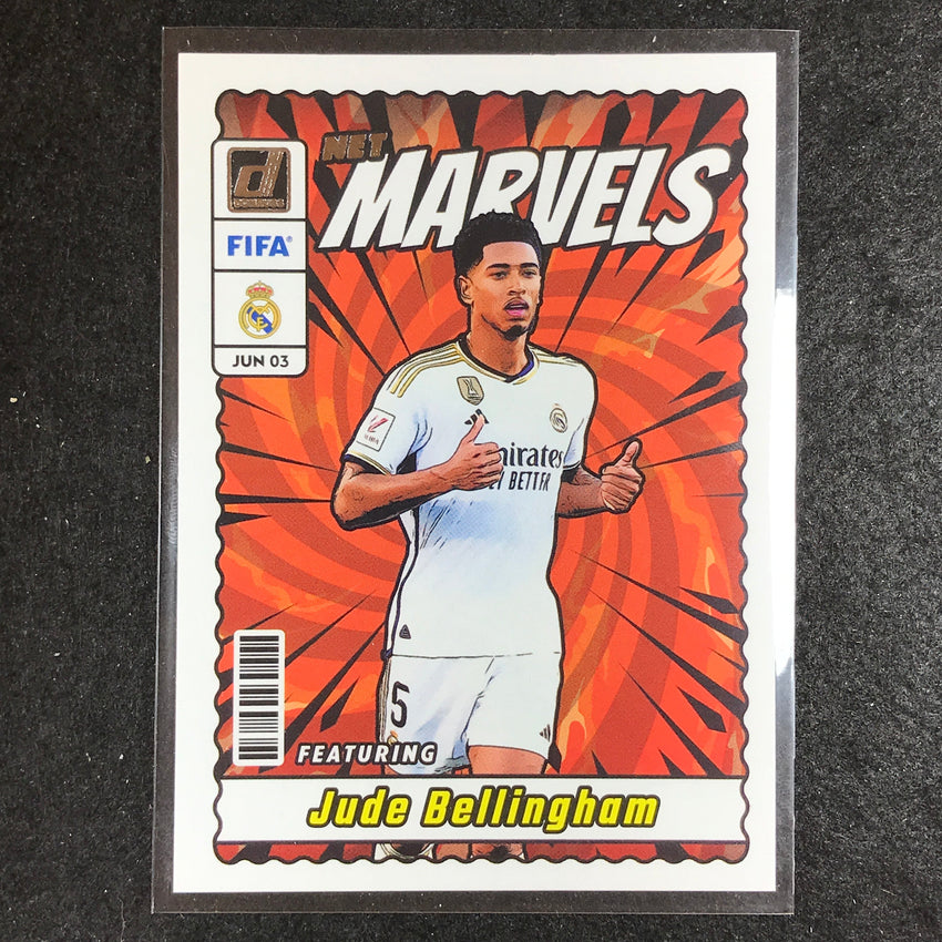 2023-24 Donruss Soccer JUDE BELLINGHAM Net Marvels Silver No. 1